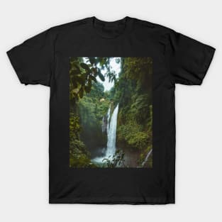 Vacation Home Serene Jungle Waterfall T-Shirt